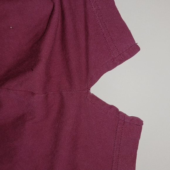 Pink Victoria Secret pocketed tee size xs pink on back and on pocket love - Picture 6 of 8